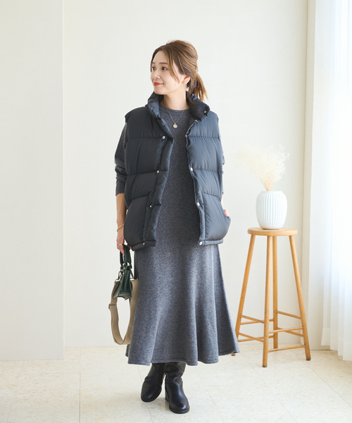 THE NORTH FACE PURPLE LABEL（ザ ノースフェイス パープルレーベル）の「《別注》【THE NORTH FACE PURPLE LABEL】JSSP SIERRA VEST：ダウンベスト（ダウンベスト・レディース・ブラック/ネイビー/グリーン・MEDIUM）」の13枚目の写真