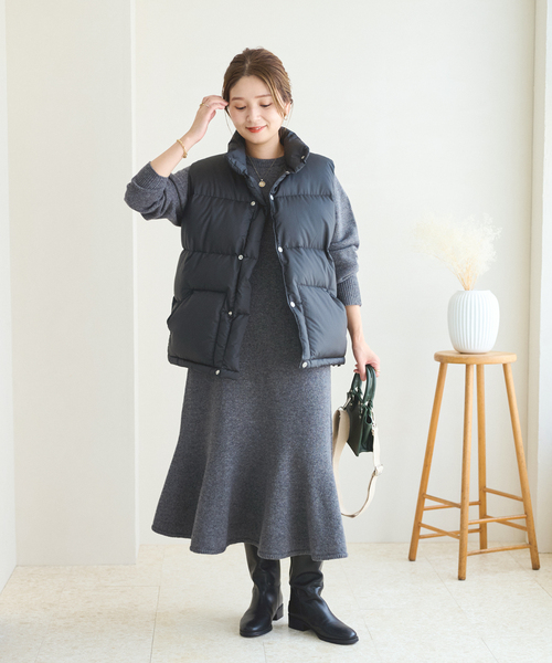 THE NORTH FACE PURPLE LABEL（ザ ノースフェイス パープルレーベル）の「《別注》【THE NORTH FACE PURPLE LABEL】JSSP SIERRA VEST：ダウンベスト（ダウンベスト・レディース・ブラック/ネイビー/グリーン・MEDIUM）」の20枚目の写真