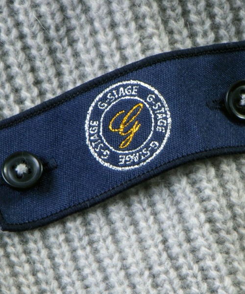 g-stage（ジーステージ）の「ケーブル編フロントボタンカーディガン（ニット/セーター・メンズ・グレー/ホワイト・48/50/46）」の19枚目の写真