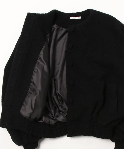 Le Jardin Ouvert(ルジャルダン)の「Fly Front Blouson(ブルゾン・レディース・ブラック・36)」の9枚目の写真