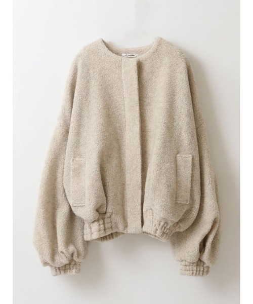 Le Jardin Ouvert(ルジャルダン)の「Fly Front Blouson(ブルゾン・レディース・ブラック・36)」の2枚目の写真