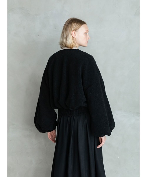 Le Jardin Ouvert(ルジャルダン)の「Fly Front Blouson(ブルゾン・レディース・ブラック・36)」の11枚目の写真