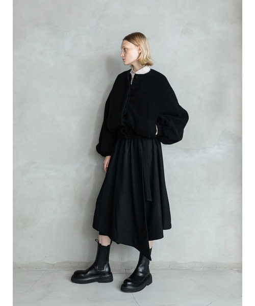 Le Jardin Ouvert(ルジャルダン)の「Fly Front Blouson(ブルゾン・レディース・ブラック・36)」の15枚目の写真