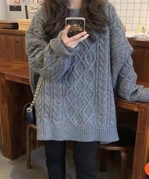 FREE STYLISTS | ケーブルオーバーサイズニット(ニット/セーター)