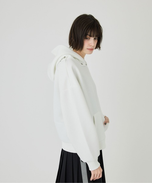 UNITED TOKYO（ユナイテッドトウキョウ）の「フラットシーマグランドパーカー（パーカー・レディース・ベージュ/ホワイト/ブラック/ブルー・FREE）」の9枚目の写真