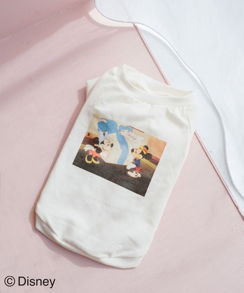 Disney(ディズニー)の「【DOG】【DISNEY /ディズニー】バースデイーフォトTシャツ(ペットウェア・レディース・ホワイト/ピンク/ブルー・M size/L/M/S)」の13枚目の写真