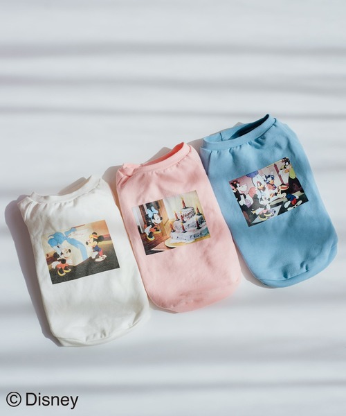 Disney(ディズニー)の「【DOG】【DISNEY /ディズニー】バースデイーフォトTシャツ(ペットウェア・レディース・ホワイト/ピンク/ブルー・M size/L/M/S)」の16枚目の写真