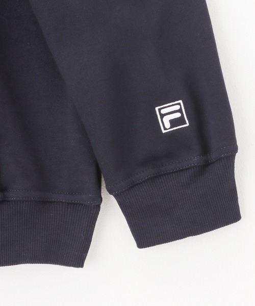 FILA（フィラ）の「FILA フィラ ポケット付き筆記体ロゴプルオーバーパーカー（パーカー・メンズ・ブラック/ホワイト/グレー/カーキ/ブルー/ネイビー・L/M/XL）」の14枚目の写真
