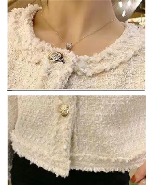 おしゃれスタ(オシャレスタ)の「カジュアルかわいいポケット付きパステルジャケット(その他アウター・レディース・ホワイト/サックスブルー・L/XL/S/M)」の9枚目の写真