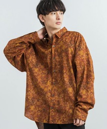 Rocky Monroe（ロッキーモンロー）の「日本製 オーバーサイズ バルーンシルエットムラグラデーションプリント総柄シャツ（シャツ/ブラウス）」