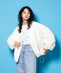 CITEN | ＜CITEN＞ギャザースリーブ ビッグブルゾン(ブルゾン)