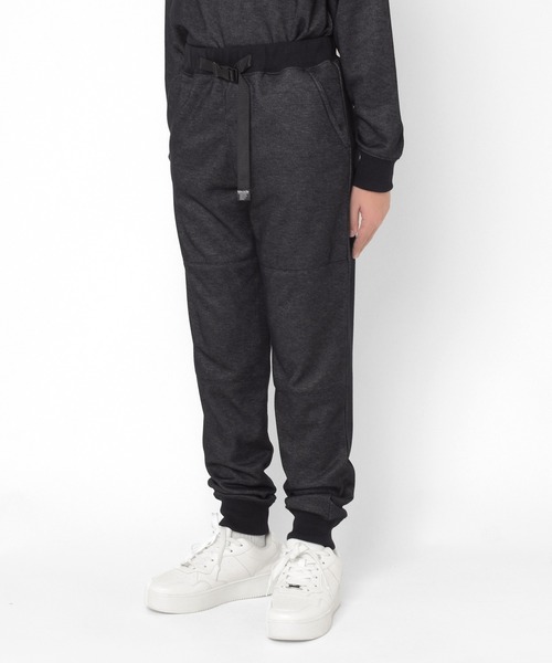 GLAZOS（グラソス）の「[テーパード]裏シャギー・ダブルニーイージーパンツ（その他パンツ・キッズ・ネイビー/オートミール/グレー・140cm/150cm/160cm/170cm）」の11枚目の写真