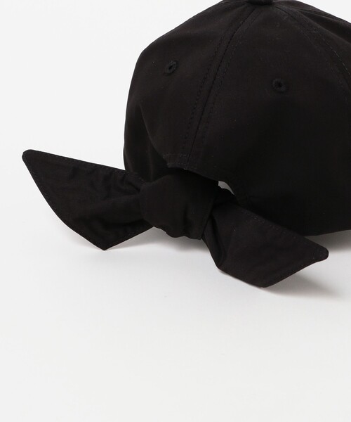 Ray BEAMS（レイビームス）の「Casselini × Ray BEAMS / 別注 リボン キャップ（ハット・レディース・ブラック/ベージュ・ONE SIZE）」の8枚目の写真