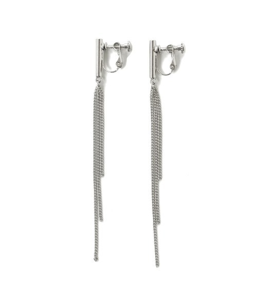 Re:EDIT（リエディ）の「[神山まりあさん着用]シンプルロングチェーンイヤリング（イヤリング・レディース・シルバー/ゴールド・FREE）」の9枚目の写真