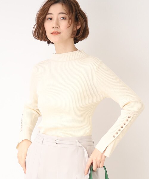 grove（グローブ）の「◆着回し力自由自在!クラシカルリブプルオーバー（ニット/セーター・レディース・ライトブルー/アイボリー/アイボリー系2・02/03/01/05/04）」の2枚目の写真