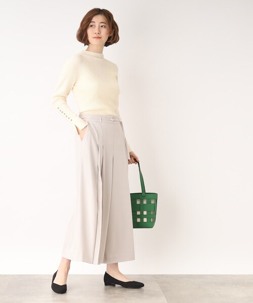 grove（グローブ）の「◆着回し力自由自在!クラシカルリブプルオーバー（ニット/セーター・レディース・ライトブルー/アイボリー/アイボリー系2・02/03/01/05/04）」の6枚目の写真