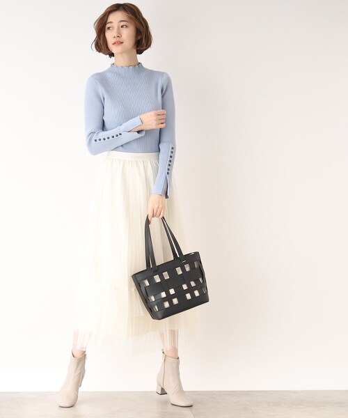 grove（グローブ）の「◆着回し力自由自在!クラシカルリブプルオーバー（ニット/セーター・レディース・ライトブルー/アイボリー/アイボリー系2・02/03/01/05/04）」の10枚目の写真