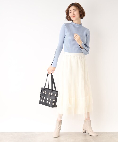 grove（グローブ）の「◆着回し力自由自在!クラシカルリブプルオーバー（ニット/セーター・レディース・ライトブルー/アイボリー/アイボリー系2・02/03/01/05/04）」の11枚目の写真