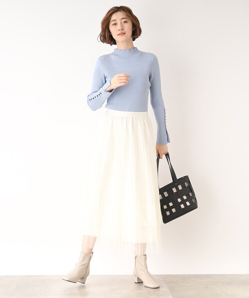 grove（グローブ）の「◆着回し力自由自在!クラシカルリブプルオーバー（ニット/セーター・レディース・ライトブルー/アイボリー/アイボリー系2・02/03/01/05/04）」の13枚目の写真