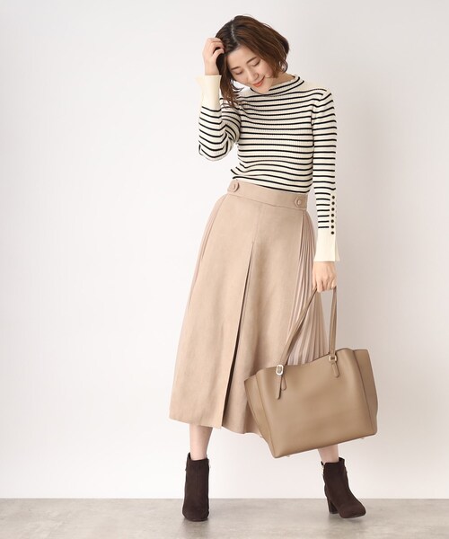 grove（グローブ）の「◆着回し力自由自在!クラシカルリブプルオーバー（ニット/セーター・レディース・ライトブルー/アイボリー/アイボリー系2・02/03/01/05/04）」の15枚目の写真