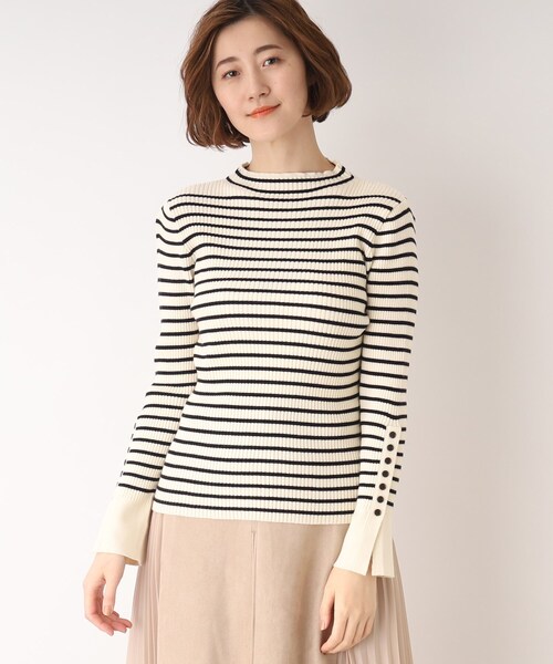 grove（グローブ）の「◆着回し力自由自在!クラシカルリブプルオーバー（ニット/セーター・レディース・ライトブルー/アイボリー/アイボリー系2・02/03/01/05/04）」の20枚目の写真