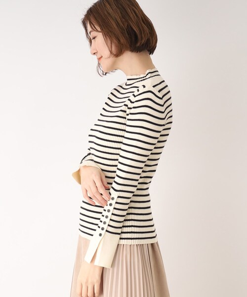 grove（グローブ）の「◆着回し力自由自在!クラシカルリブプルオーバー（ニット/セーター・レディース・ライトブルー/アイボリー/アイボリー系2・02/03/01/05/04）」の21枚目の写真