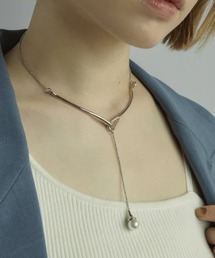 【GOLDY】フローイング パール "Y"シェイプ ネックレス / 3220904