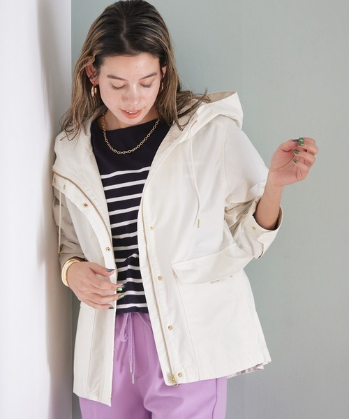 BAYFLOW（ベイフロー）の「マウンテンパーカー（マウンテンパーカー・レディース・ネイビー/オレンジ/ベージュ/オフホワイト・SMALL/MEDIUM）」の7枚目の写真