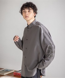 RAGEBLUE | フラワー刺繍/ラグイージーシャツ(シャツ/ブラウス)