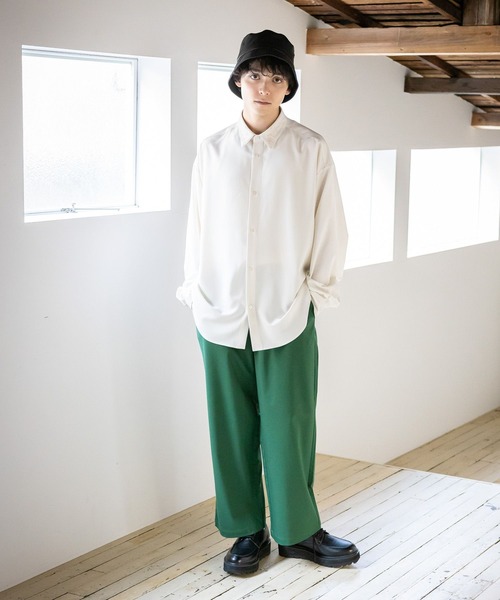 RAGEBLUE（レイジブルー）の「フラワー刺繍/ラグイージーシャツ（シャツ/ブラウス・メンズ・ダークグレー/ホワイト/ブラック・MEDIUM/LARGE）」の16枚目の写真