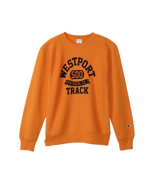 Champion（チャンピオン）の「【Champion/チャンピオン】メンズ リバースウィーブ(R) クルーネックスウェットシャツ（スウェット・メンズ・ダークブラック/サックスブルー/ネイビー/オレンジ系その他/グレー/ホワイト・X-LARGE/LARGE/MEDIUM）」の6枚目の写真