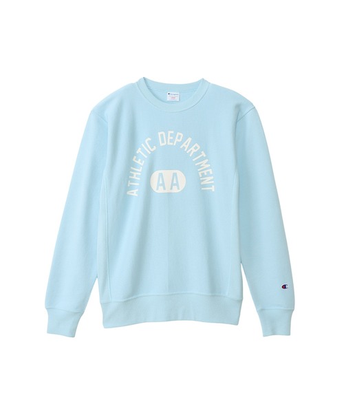 Champion（チャンピオン）の「【Champion/チャンピオン】メンズ リバースウィーブ(R) クルーネックスウェットシャツ（スウェット・メンズ・ダークブラック/サックスブルー/ネイビー/オレンジ系その他/グレー/ホワイト・X-LARGE/LARGE/MEDIUM）」の5枚目の写真
