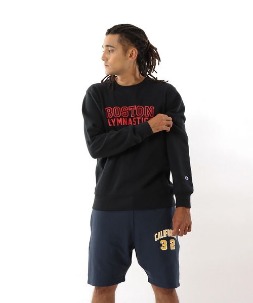 Champion（チャンピオン）の「【Champion/チャンピオン】メンズ リバースウィーブ(R) クルーネックスウェットシャツ（スウェット・メンズ・ダークブラック/サックスブルー/ネイビー/オレンジ系その他/グレー/ホワイト・X-LARGE/LARGE/MEDIUM）」の17枚目の写真