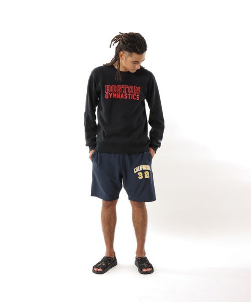 Champion（チャンピオン）の「【Champion/チャンピオン】メンズ リバースウィーブ(R) クルーネックスウェットシャツ（スウェット・メンズ・ダークブラック/サックスブルー/ネイビー/オレンジ系その他/グレー/ホワイト・X-LARGE/LARGE/MEDIUM）」の21枚目の写真