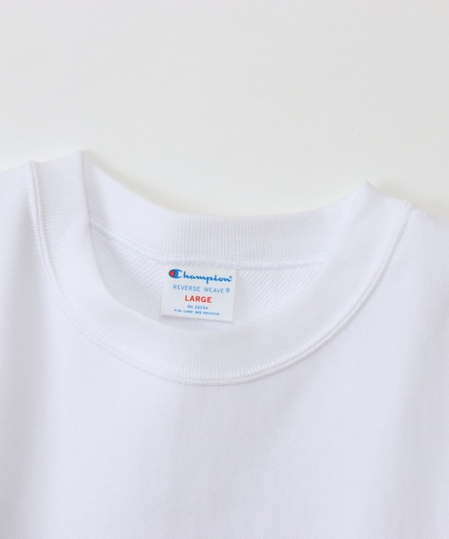 Champion（チャンピオン）の「【Champion/チャンピオン】メンズ リバースウィーブ(R) クルーネックスウェットシャツ（スウェット・メンズ・ダークブラック/サックスブルー/ネイビー/オレンジ系その他/グレー/ホワイト・X-LARGE/LARGE/MEDIUM）」の15枚目の写真