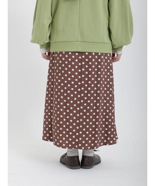 Samansa Mos2(サマンサ モスモス)の「ドット柄マーメードスカート(スカート・レディース・ブラック/ブラウン/ミント・フリ-)」の18枚目の写真
