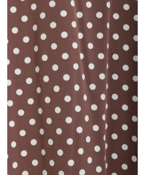 Samansa Mos2(サマンサ モスモス)の「ドット柄マーメードスカート(スカート・レディース・ブラック/ブラウン/ミント・フリ-)」の21枚目の写真