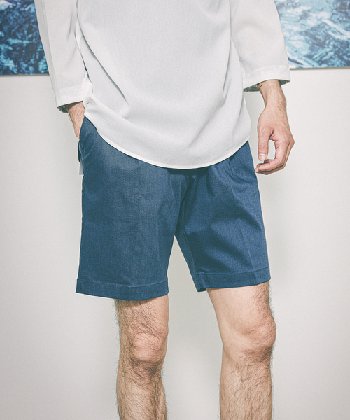 ABAHOUSE GRAY（アバハウスグレイ）の「【セットアップ対応】COOL DRYMAX イージー ショーツ / ショートパンツ（その他パンツ・メンズ・モカ/ネイビー/グレー/ブルー/グレイッシュベージュ/ブラック/その他・46/48/50）」の6枚目の写真