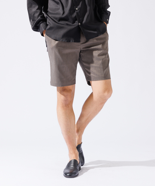 ABAHOUSE GRAY（アバハウスグレイ）の「【セットアップ対応】COOL DRYMAX イージー ショーツ / ショートパンツ（その他パンツ・メンズ・モカ/ネイビー/グレー/ブルー/グレイッシュベージュ/ブラック/その他・46/48/50）」の4枚目の写真
