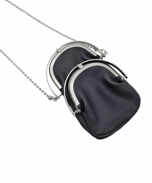 ED ROBERT JUDSON（エドロバートジャドソン）の「【ED ROBERT JUDSON】DOUBLE FRAME PURSE（コインケース・メンズ・ブラック・FREE）」の2枚目の写真