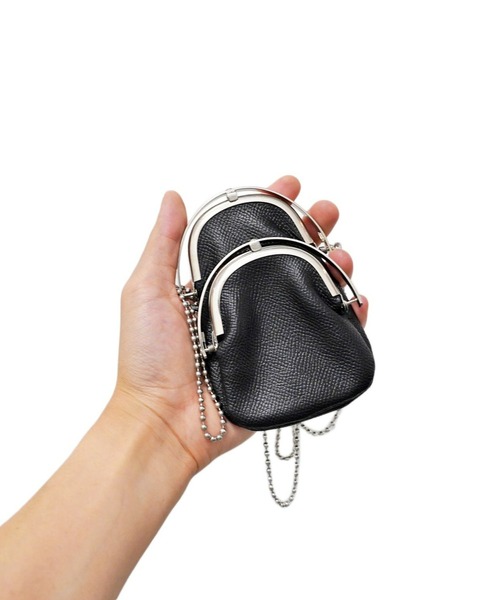 ED ROBERT JUDSON（エドロバートジャドソン）の「【ED ROBERT JUDSON】DOUBLE FRAME PURSE（コインケース・メンズ・ブラック・FREE）」の4枚目の写真