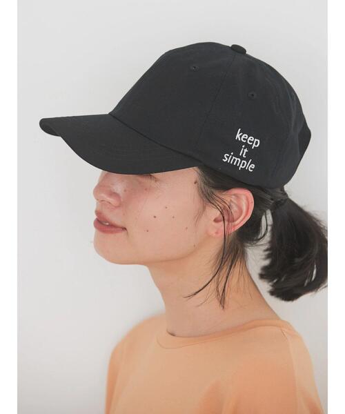 AMERICAN HOLIC(アメリカンホリック)の「ロゴキャップ(キャップ・レディース・アイボリー/ブラック/ベージュ・FREE)」の2枚目の写真