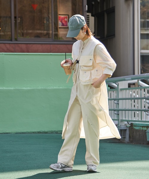 CIAOPANIC TYPY（チャオパニックティピー）の「【GRAND CANYON】撥水キャンプシャツワンピ（シャツワンピース・レディース・ネイビー/アイボリー・ONE SIZE）」の4枚目の写真