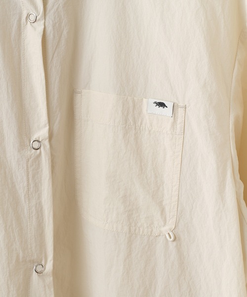 CIAOPANIC TYPY（チャオパニックティピー）の「【GRAND CANYON】撥水キャンプシャツワンピ（シャツワンピース・レディース・ネイビー/アイボリー・ONE SIZE）」の19枚目の写真