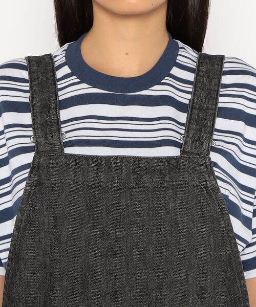 WOMEN'S DENIM SALOPETTE PANTS