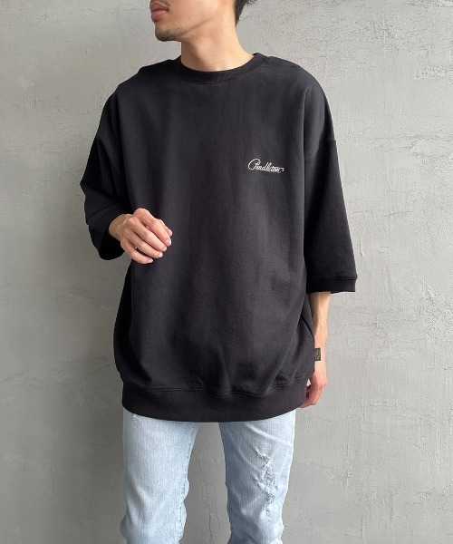 PENDLETON（ペンドルトン）の「[PENDLETON/ペンドルトン] 別注 ネイティブ柄バックプリント ショートスリーブスウェット（スウェット・レディース・オフホワイト/グレー/ブラック・S/M/L/XL）」の22枚目の写真