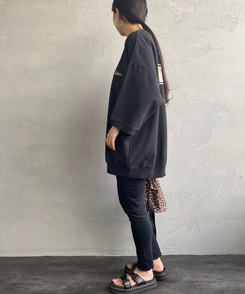 PENDLETON（ペンドルトン）の「[PENDLETON/ペンドルトン] 別注 ネイティブ柄バックプリント ショートスリーブスウェット（スウェット・レディース・オフホワイト/グレー/ブラック・S/M/L/XL）」の18枚目の写真