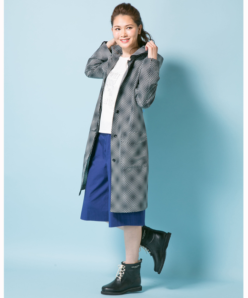 ILSE JACOBSEN 青 レインコート 34 新品未使用 61EGLdNaTwL.jpg