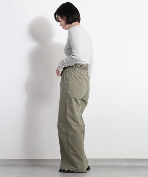 cepo（セポ）の「ソデシアーキリカエリブトップス（ニット/セーター・レディース・ブラック/オフホワイト/グレー・M）」の7枚目の写真