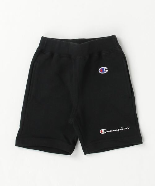 Champion（チャンピオン）の「チャンピオン  チャンピオン ワンポイント刺繍ショートパンツ_Champion SHORT PANTS（その他パンツ・キッズ・ライトグレー/ブラック・110cm/100cm/140cm/130cm/120cm/160cm/150cm）」の2枚目の写真